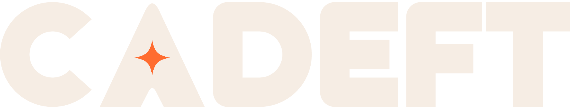 Cadeft wordmark, light